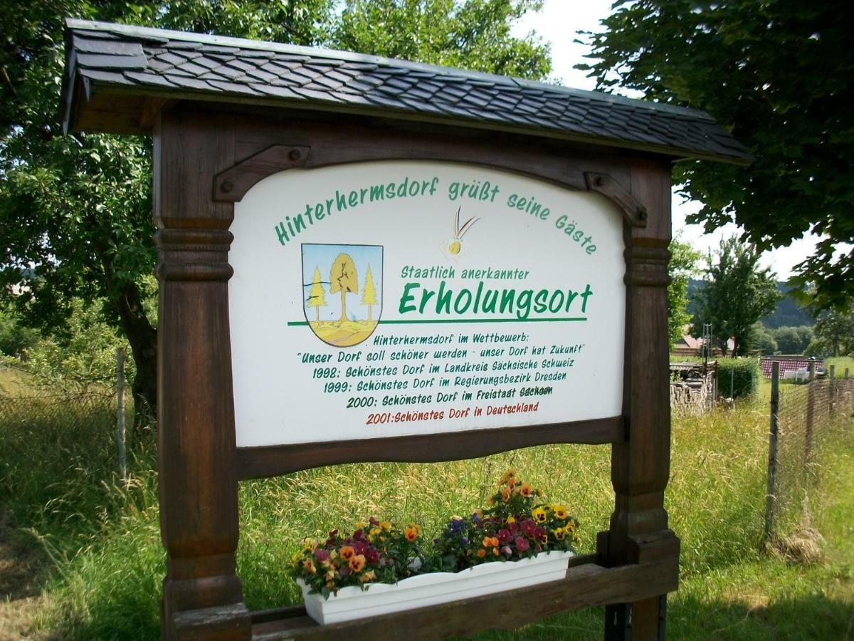 Fewo Hoyer Hinterhermsdorf Exterior foto